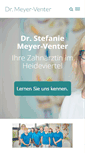 Mobile Screenshot of dr-meyer-venter.de