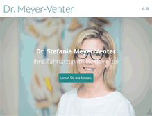 Tablet Screenshot of dr-meyer-venter.de